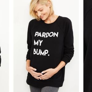 Motherhood Maternity Pardon My Bump Sweater